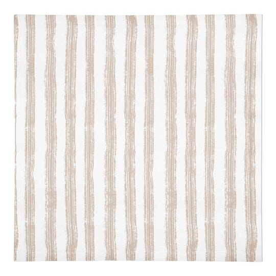 Neutral Easy Stripes Cotton Twill Napkin